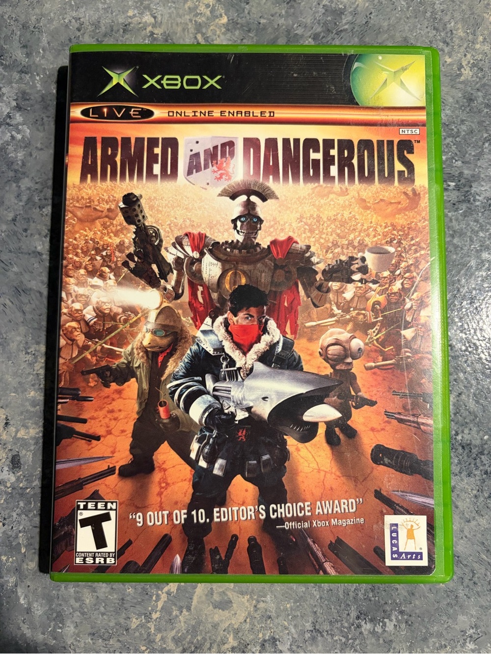 XBOX Armed and Dangerous - Green Case